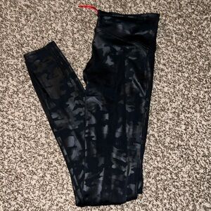 Spanx Leather Camo Leggings